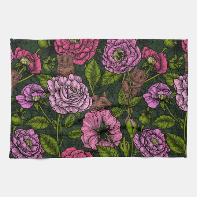 Mössen party kökshandduk (Horisontell)