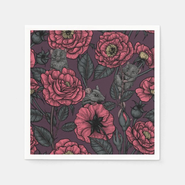 Mössen party pappersservett (Framsidan)