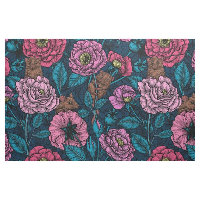 Mössen party tyg (Fat Quarter)