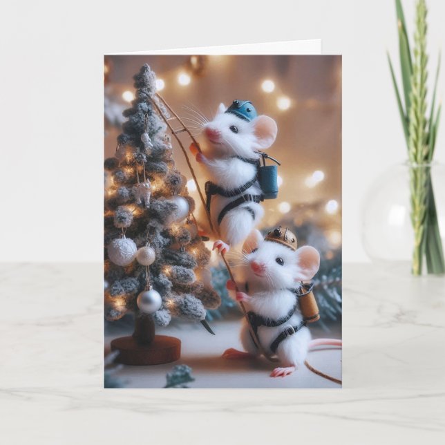 Mössens julkort kort (Framsida)