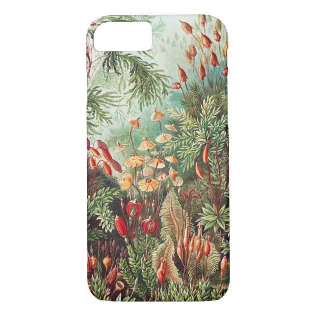 Mosses, Muscinae Laubmoose av Ernst Haeckel Case-Mate iPhone Skal (Baksida)