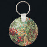 Mosses, Muscinae Laubmoose av Ernst Haeckel Nyckelring<br><div class="desc">Muscinae Laubmoose av Ernst Haeckel Vintage Plants Keychain</div>