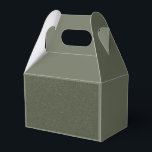 Mossgrön panel Favor-box med texturad front Presentaskar<br><div class="desc">Förena naturlig elegans och modern struktur med denna Mossgröna Favor-box med ett spräckligt främre panel. Designad för att göra ett raffinerat intryck vid alla evenemang, är denna mångsidiga box idealisk för stora sammankomster, från företags kampanjer till skolaktiviteter och religiösa firanden. Dess rena, jordnära färgpalett med en kornig brusstruktur framme ger...</div>