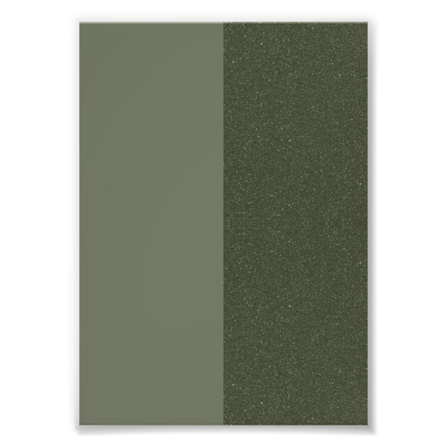 Mossgrönt delat foto – Kan anpassas (Framsidan)