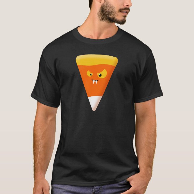Mossig candy corn t shirt (Framsida)