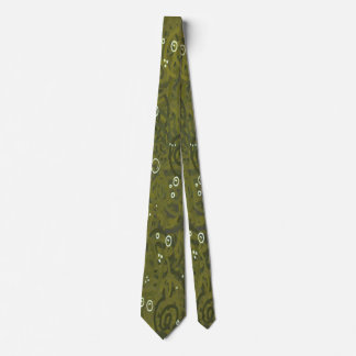 Mossig Grön Militär Slips