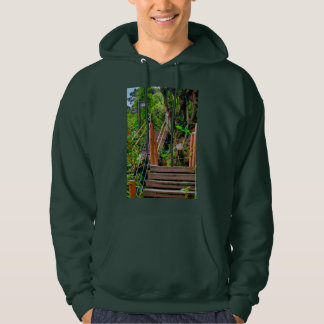 Mossig skog hoodie