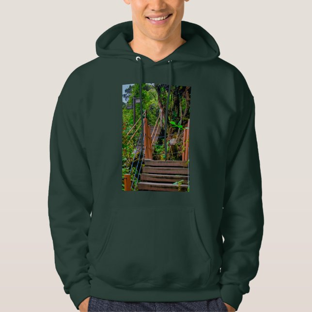 Mossig skog hoodie (Framsida)