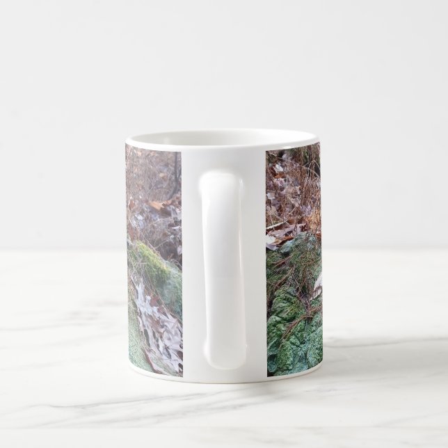 Mossig Stenkopp Kaffemugg (Handtag)