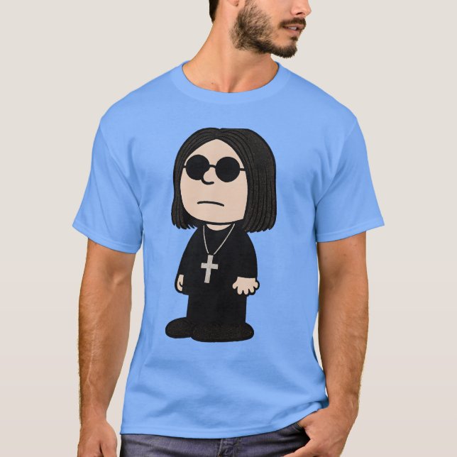 Mösslor Stil Rocker T Shirt (Framsida)
