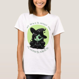 Mossy Aura och Magic Mood Grönt Witch Vibe T Shirt