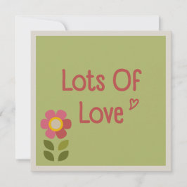 MOSSY BLOOM - Blommigt-inbjudningskort för Mors da Inbjudningar