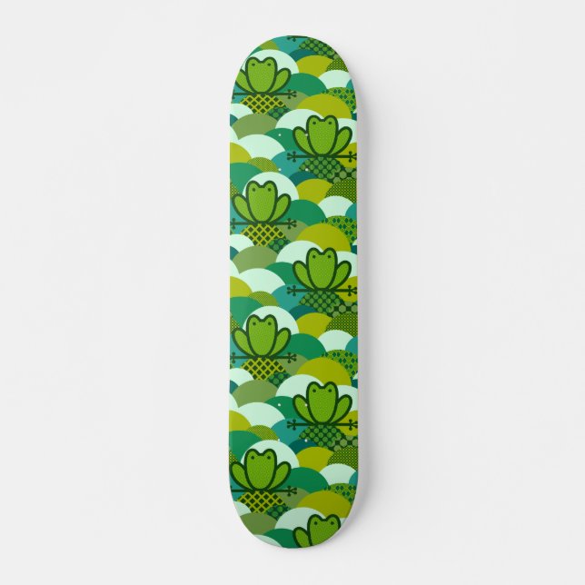 Mossy groda mini skateboard bräda 18,5 cm (Framsida)