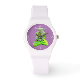 Mossy-Grönten Buddha Meditating Thunder_Cove Armbandsur