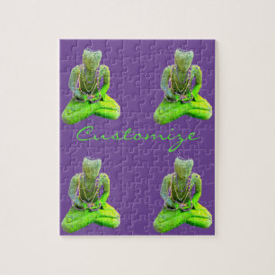 Mossy-Grönten Buddha Meditating Thunder_Cove Pussel