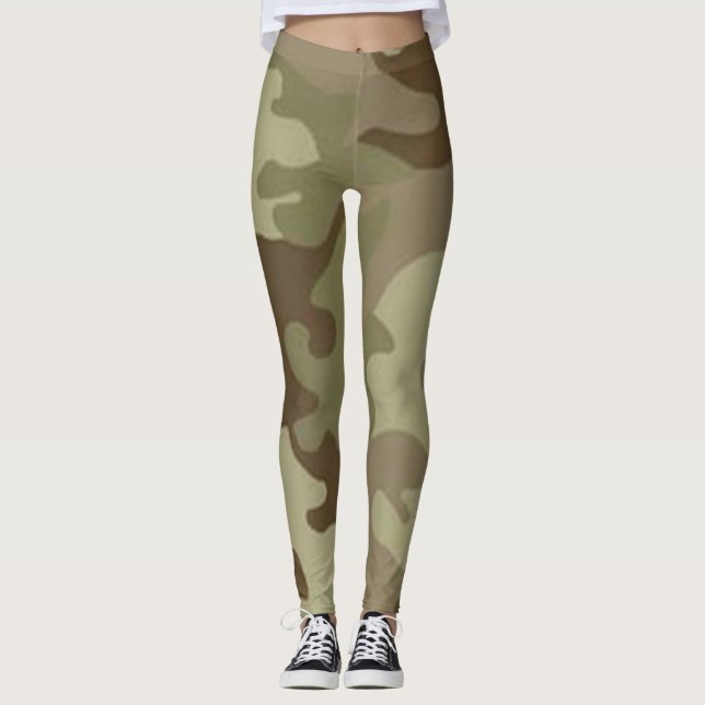 Mossy Oak Camouflage Leggings (Framsida)