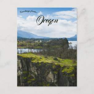 Mossy Sten Backe i Oregon Vykort