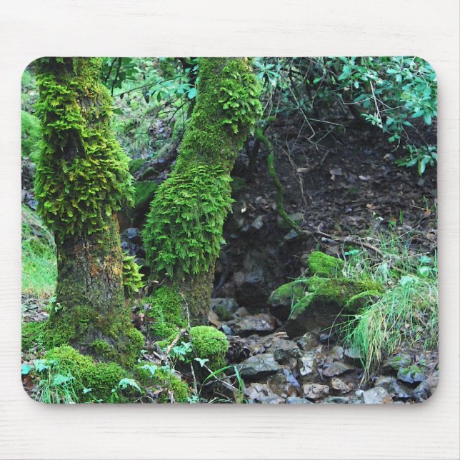 Mossy Träd Musmatta (Framsidan)