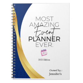 Most Amazing Event Planner Personalized Notebook Anteckningsbok