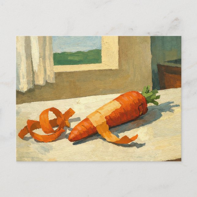 Most Appe-eling Carrot Artwork Postcard Vykort (Framsida)