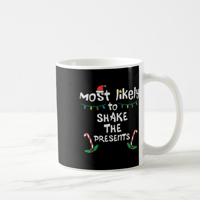 Most Likely Shake presenterar jul xmas familj M Kaffemugg (Höger)