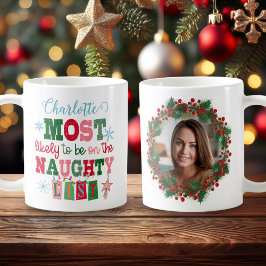 Most Likely to Be on the Naughty List Kaffemugg