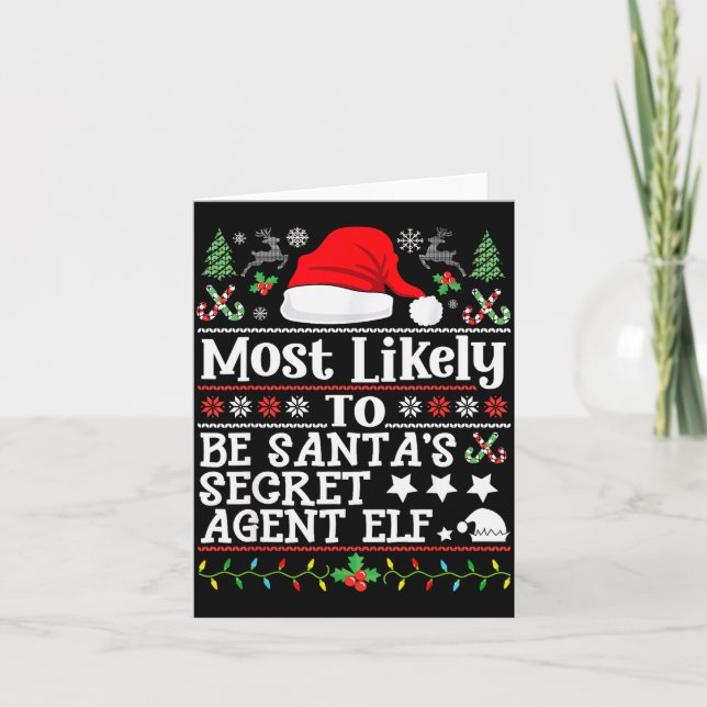 Most Likely To Be Santa's Secret Agent Elf - Chris Kort (Framsida)