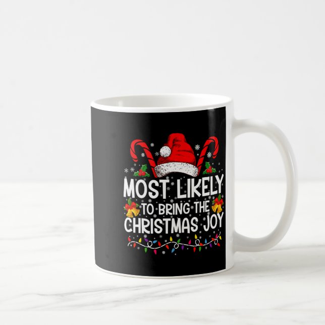 Most Likely To Bring The Christmas Joy Matching  Kaffemugg (Höger)