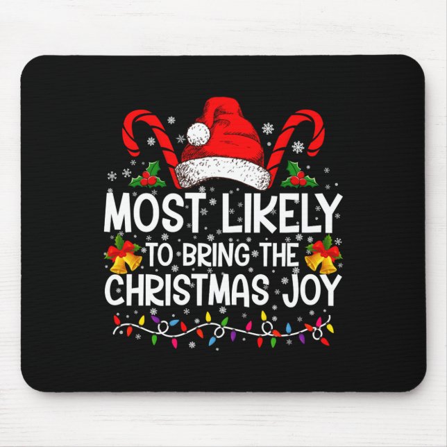 Most Likely To Bring The Christmas Joy Matching  Musmatta (Framsidan)