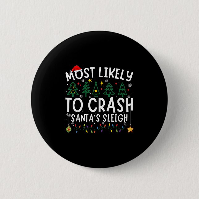 Most Likely To Crash Santa's Sleigh Matching Chris Knapp (Framsida)