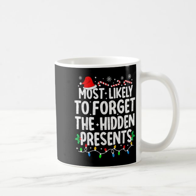 Most Likely To Forget The Hidden Matching Christma Kaffemugg (Höger)