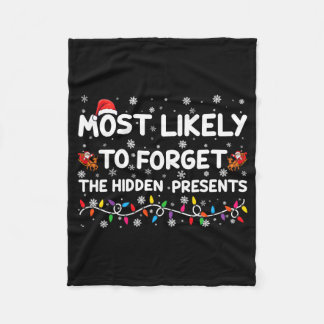 Most Likely To Forget The Hidden Xmas Baby  Fleecefilt