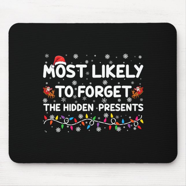 Most Likely To Forget The Hidden Xmas  Musmatta (Framsidan)