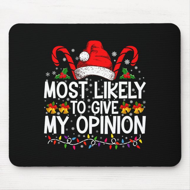 Most Likely To Give My Onion Funny Christmas  Musmatta (Framsidan)
