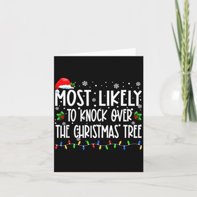 Most Likely To Knock Over The Christmas Tree Chris Kort (Framsida)