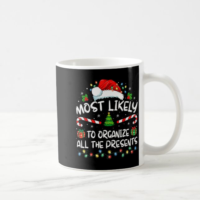 Most Likely To Organize All The Family Christmas  Kaffemugg (Höger)