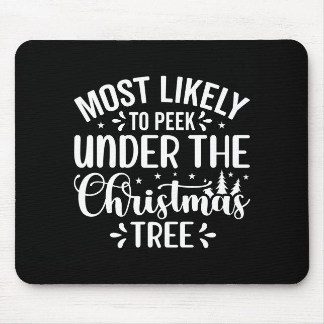 Most Likely To Peek Under The Tree  Musmatta (Framsidan)