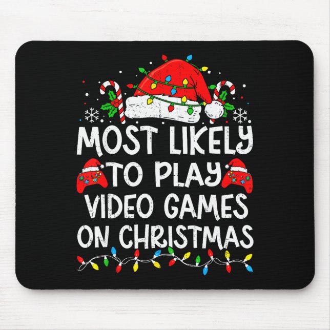 Most Likely To Play Video Games On Christmas Match Musmatta (Framsidan)