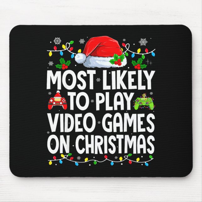 Most Likely To Play Video Games On Christmas Match Musmatta (Framsidan)