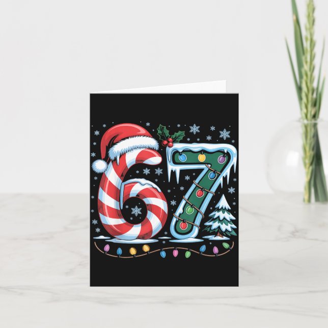 Most Likely To Say 67 Christmas Matching 7 6 Famil Kort (Framsida)