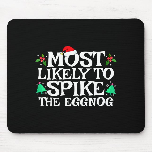Most Likely To Ske The Eggnog Funny Matching Chris Musmatta (Framsidan)