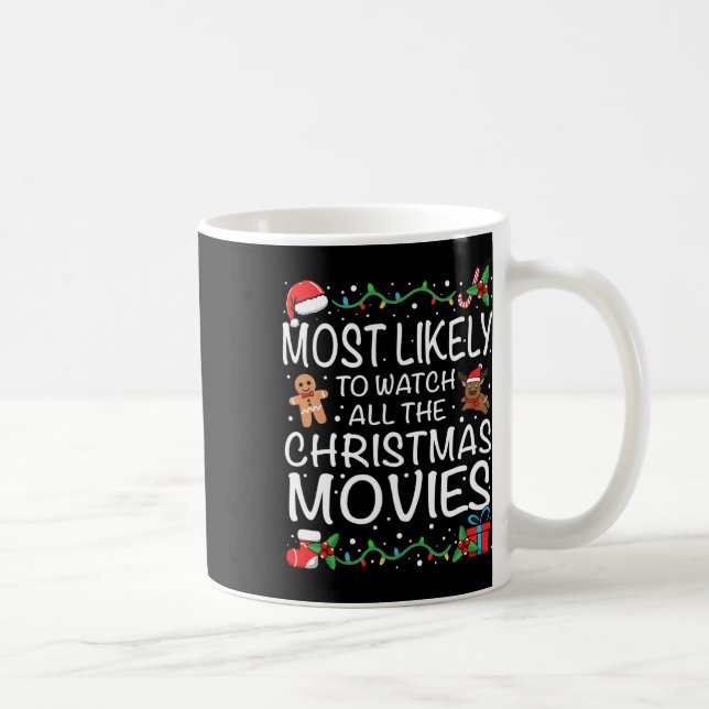 Most Likely To Watch The Christmas Movies Family C Kaffemugg (Höger)