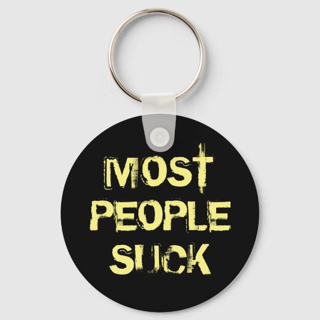 Most People Suck Felix Sense8 Keychain Nyckelring (Framsida)