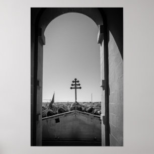 Mosta Dome genom valv Poster