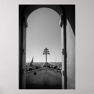 Mosta Dome genom valv Poster