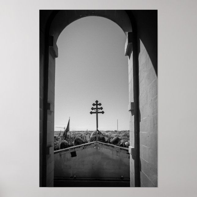 Mosta Dome genom valv Poster (Framsidan)