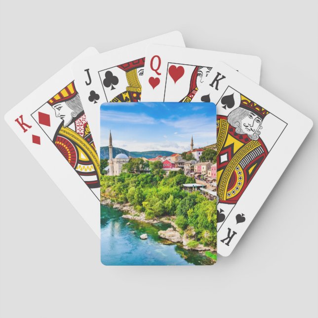 Mostar Bosnien och Hercegovina Casinokort (Baksidan)