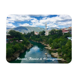 Mostar Bosnien och Hercegovina Magnet med skriftli