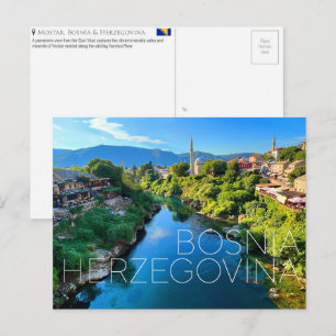 Mostar, Bosnien och Hercegovina Resebrevkort Vykort