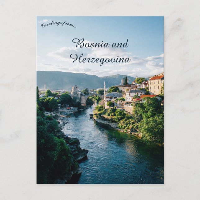 Mostar Bosnien och Hercegovina Vykort (Framsida)